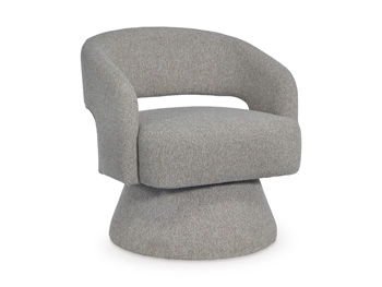 Nashkins - Pebble - Swivel Accent Chair Swivel Chairs by Signature Design by Ashley® - Walls Furniture & Mattress