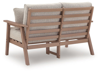 Grover Beach - Loveseat With Cushion - Driftwood Loveseats by Signature Design by Ashley® - Walls Furniture & Mattress