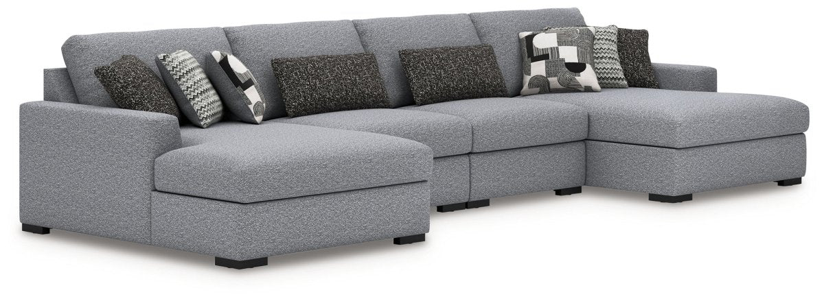 Bealton - Sectional Stationary Sectionals by Benchcraft® - Walls Furniture & Mattress