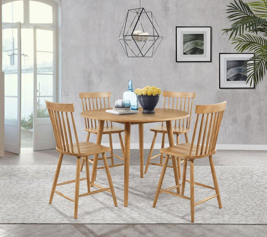 Andrews - Round Counter Dining Set 5 Piece Dining Room Sets by Coaster Fine Furniture - Walls Furniture & Mattress