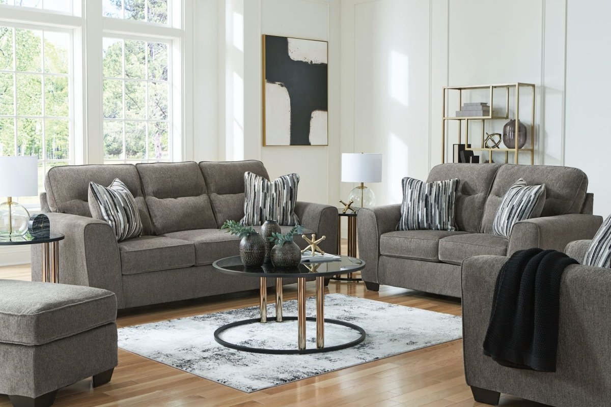Olten - Living Room Set Stationary Chair & Ottoman by Benchcraft® - Walls Furniture & Mattress