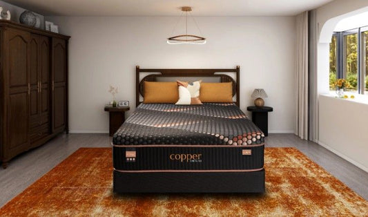 Copper Hybrid Plush Smooth Top Queen Mattress Hybrid Mattresses by Spring Air - Walls Furniture & Mattress