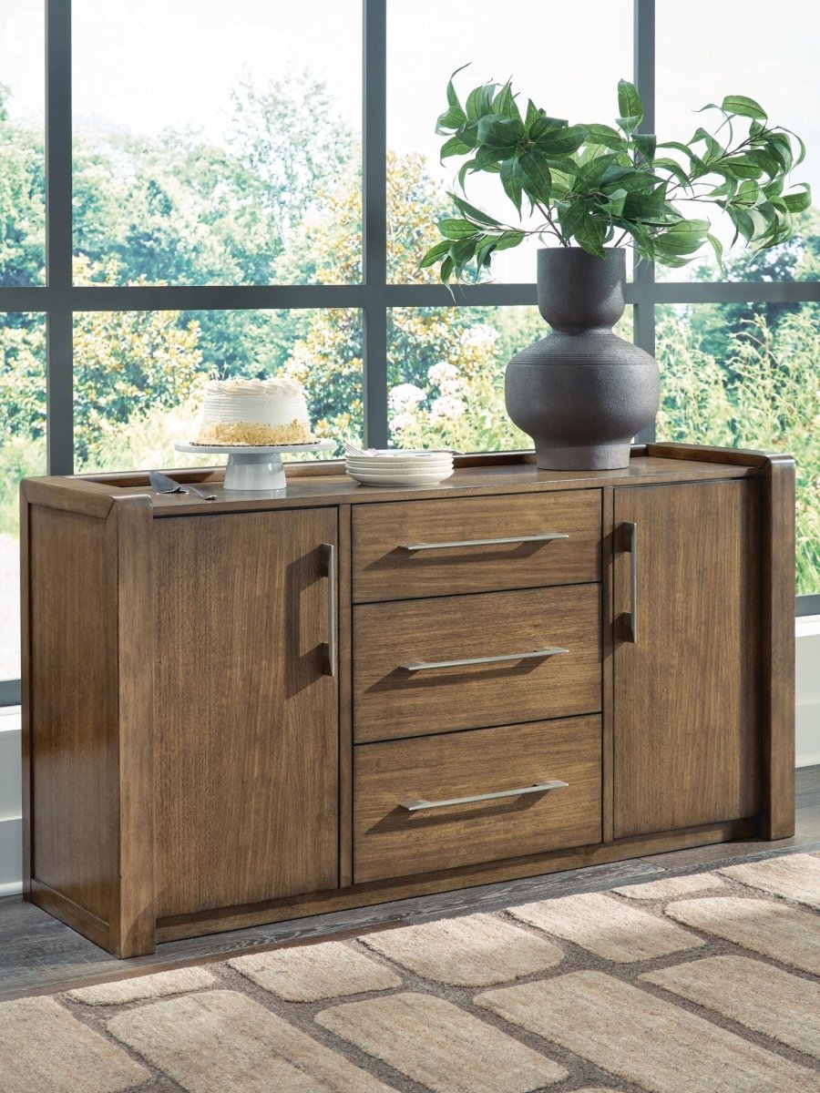 Marxmore - Dining Room Server - Brown Servers by Benchcraft® - Walls Furniture & Mattress