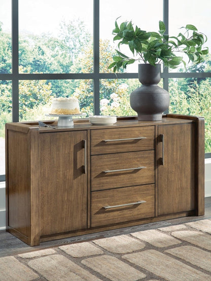 Marxmore - Dining Room Server - Brown Servers by Benchcraft® - Walls Furniture & Mattress