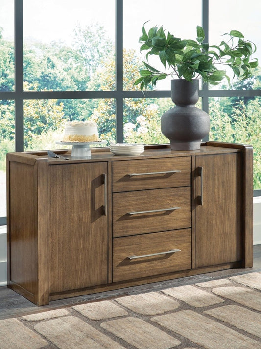 Marxmore - Dining Room Server - Brown Servers by Benchcraft® - Walls Furniture & Mattress