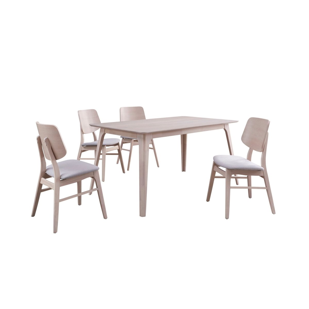 Oscar - Rectangle Table Set 5 Piece Dining Room Sets by New Classic - Walls Furniture & Mattress