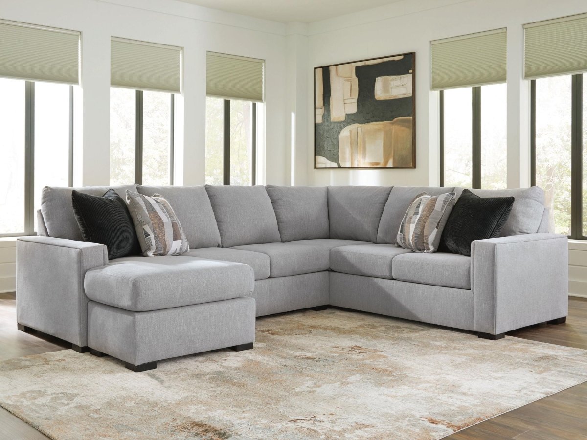 Lakepoint - Sectional Stationary Sectionals by Benchcraft® - Walls Furniture & Mattress