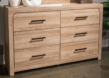 Kinlanni - Tan - Six Drawer Dresser Dressers by Signature Design by Ashley® - Walls Furniture & Mattress