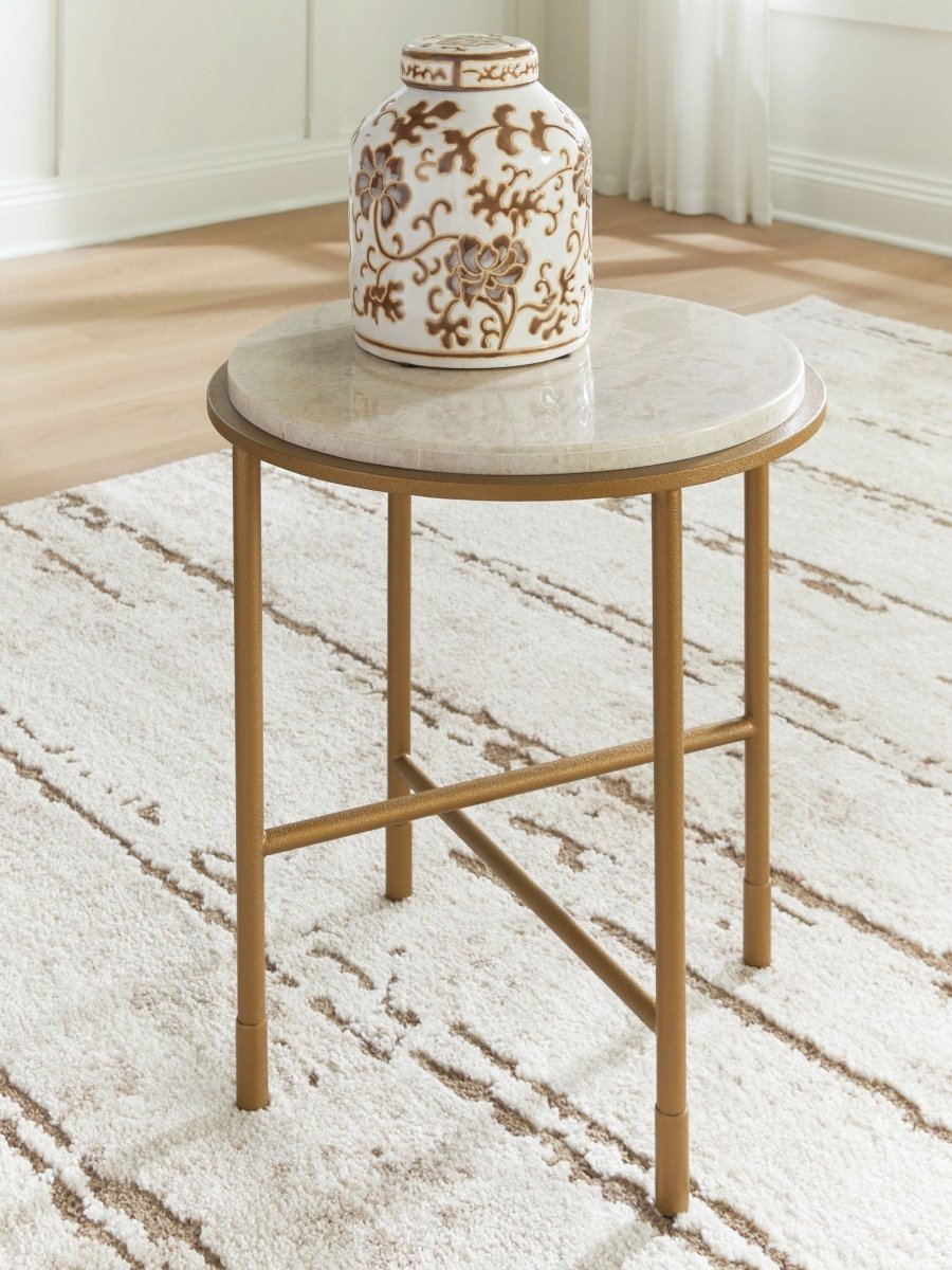 Alben - Round Table End Tables by Signature Design by Ashley® - Walls Furniture & Mattress