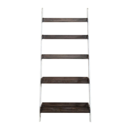 Farmhouse - Leaning Bookcase - White