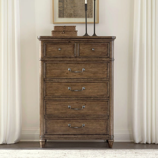 Harrison Heights - 5 Drawer Chest - Sienna Accent Chests by Liberty Furniture - Walls Furniture & Mattress