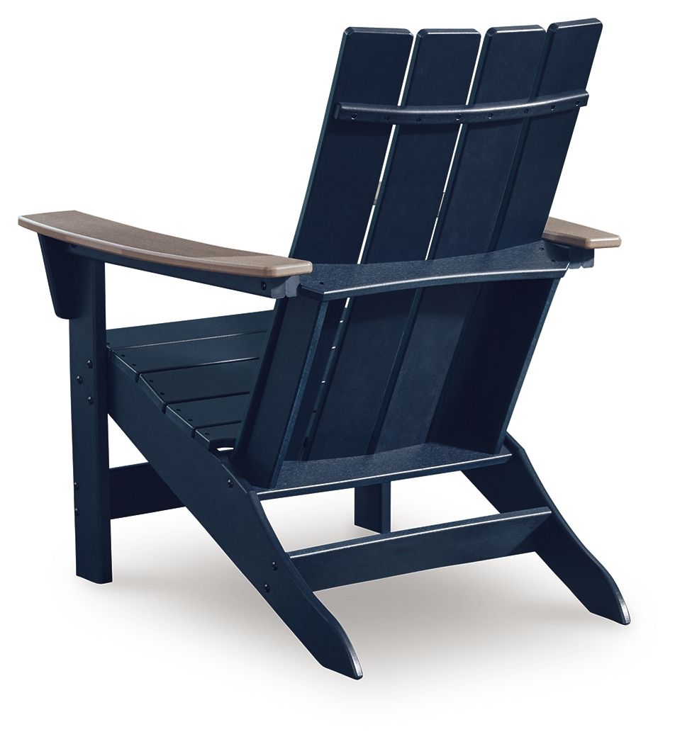 East Beach - Adirondack Chair - Black / Beige Arm Chairs by Signature Design by Ashley® - Walls Furniture & Mattress