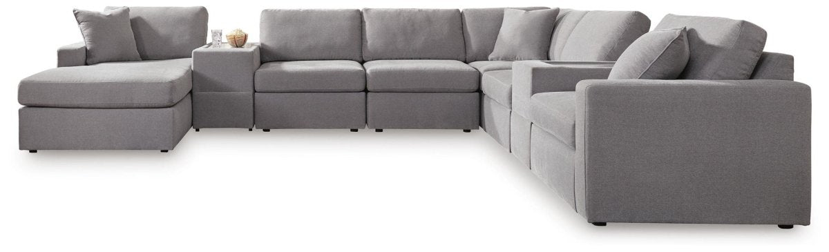 Modmax - Sectional - Granite Stationary Sectionals by Signature Design by Ashley® - Walls Furniture & Mattress