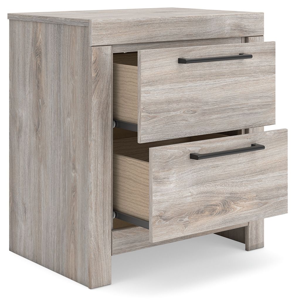 Broachmyn - Two Drawer Night Stand Accent Nightstands by Signature Design by Ashley® - Walls Furniture & Mattress