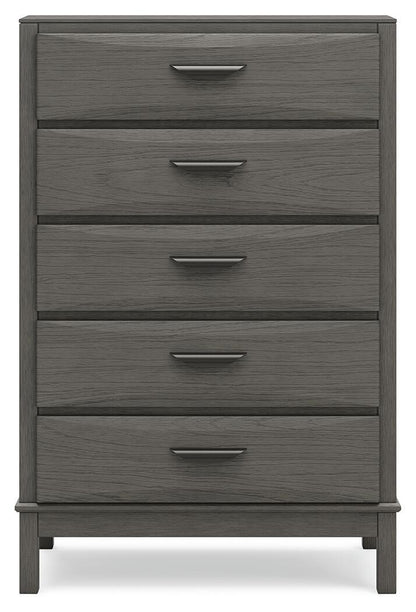 Mazing - Five Drawer Chest - Gray Accent Chests by Signature Design by Ashley® - Walls Furniture & Mattress