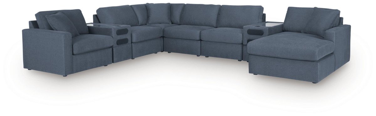 Modmax - U-Shaped Sectional - Ink Stationary Sectionals by Signature Design by Ashley® - Walls Furniture & Mattress