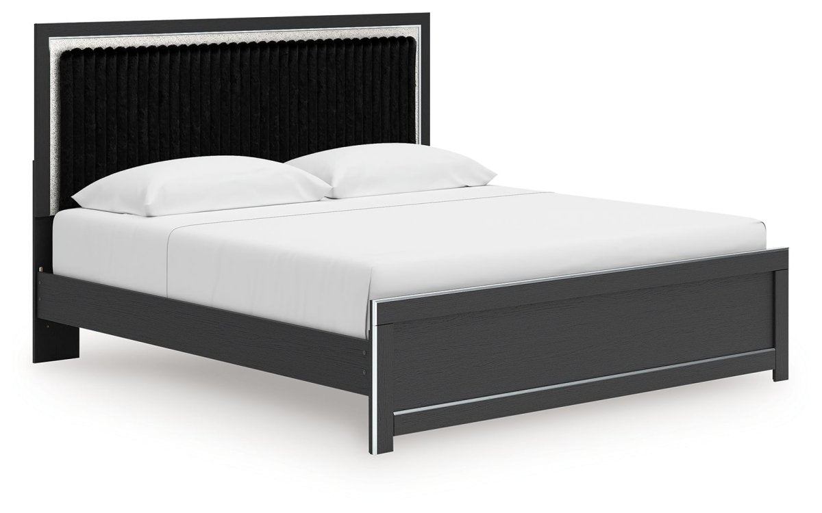 Zuraleus - Upholstered Panel Platform Bed With Roll Slats Panel Beds by Signature Design by Ashley® - Walls Furniture & Mattress