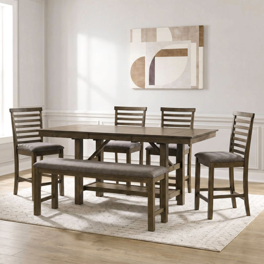 Brook Bay - Gathering Table Set 5 Piece Dining Room Sets by Liberty Furniture - Walls Furniture & Mattress