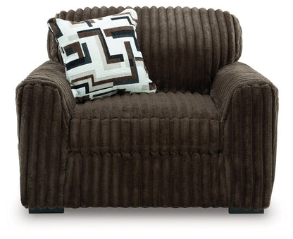 Midnight - Madness - Chair And A Half Arm Chairs by Signature Design by Ashley® - Walls Furniture & Mattress