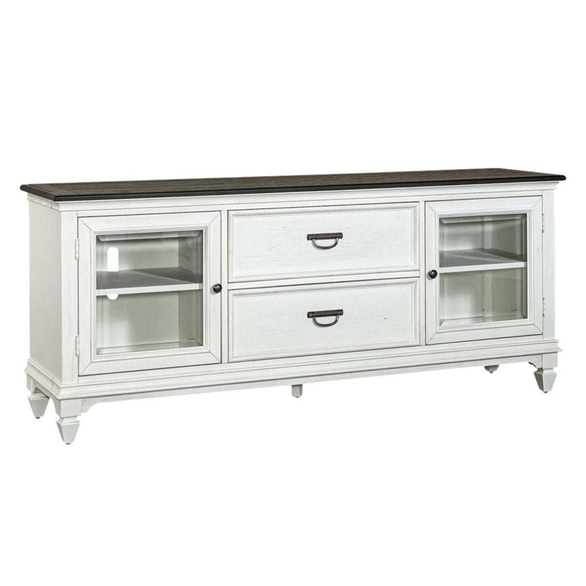 Allyson Park - Entertainment TV Stand - White