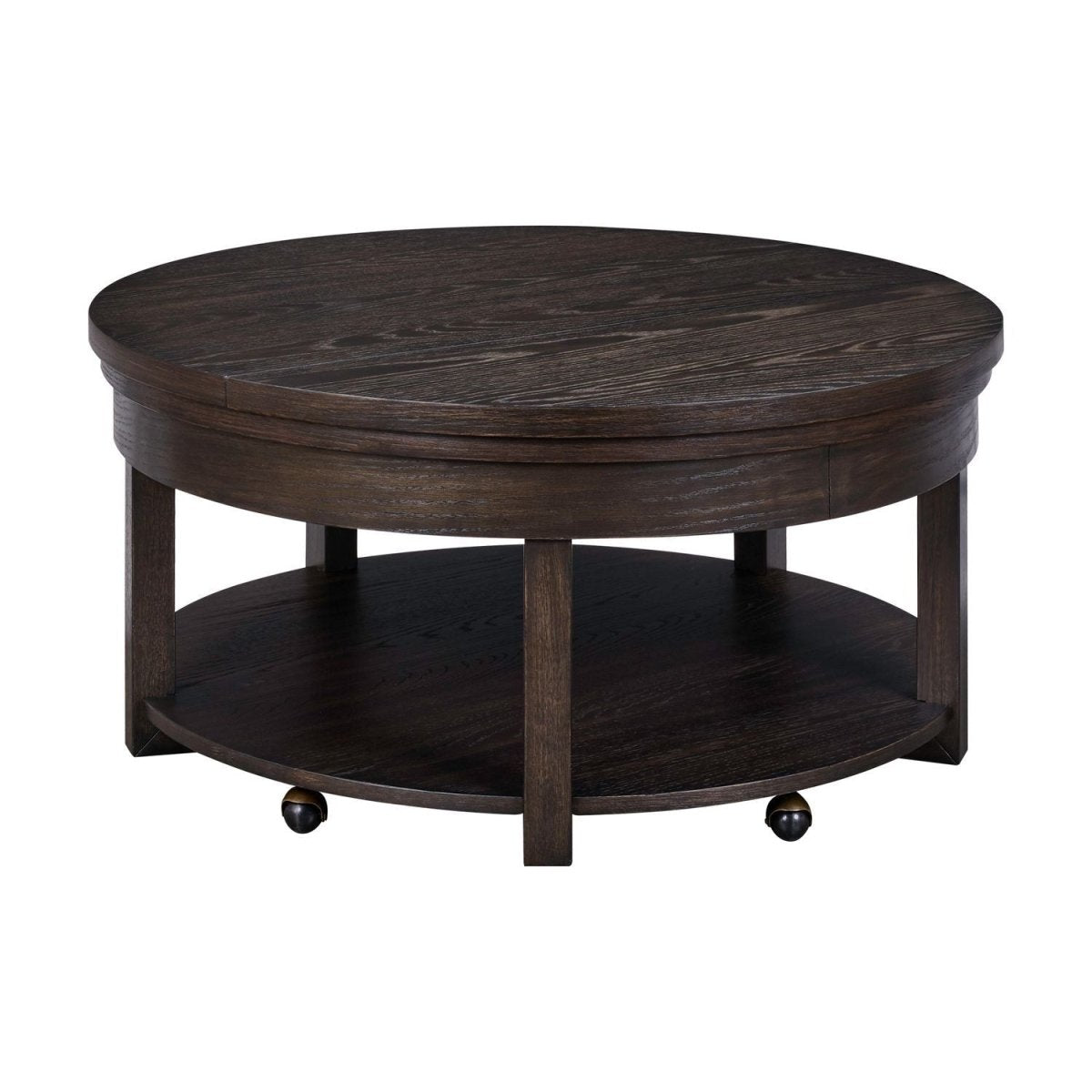 Weston - Round Lift Top Cocktail Table - Brown Cocktail Tables by Liberty Furniture - Walls Furniture & Mattress