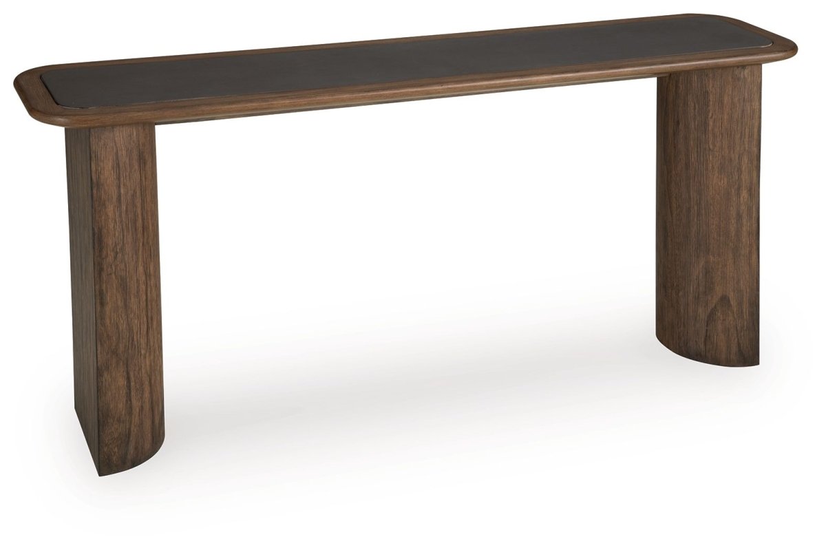 Dontayne - Sofa Table - Warm Brown Sofa Tables by Signature Design by Ashley® - Walls Furniture & Mattress
