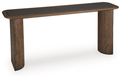 Dontayne - Sofa Table - Warm Brown Sofa Tables by Signature Design by Ashley® - Walls Furniture & Mattress