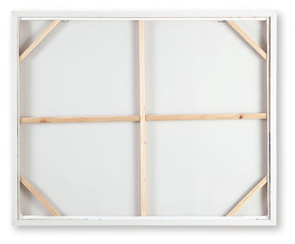 Vallus - Wall Art - Blush / Green / Gray Canvas Art by Signature Design by Ashley® - Walls Furniture & Mattress