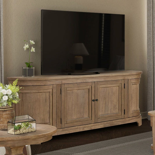 Haven Hills - 82'' TV Console - Camel Beige TV Stands by Liberty Furniture - Walls Furniture & Mattress