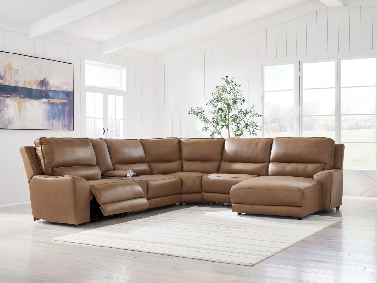 DeepWakes - Power Reclining Sectional Reclining Sectionals by Signature Design by Ashley® - Walls Furniture & Mattress