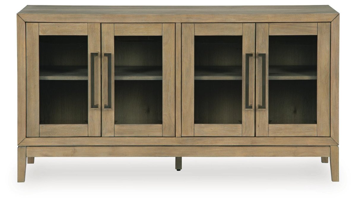 Lasinger - Dining Room Server - Light Brown Servers by Signature Design by Ashley® - Walls Furniture & Mattress