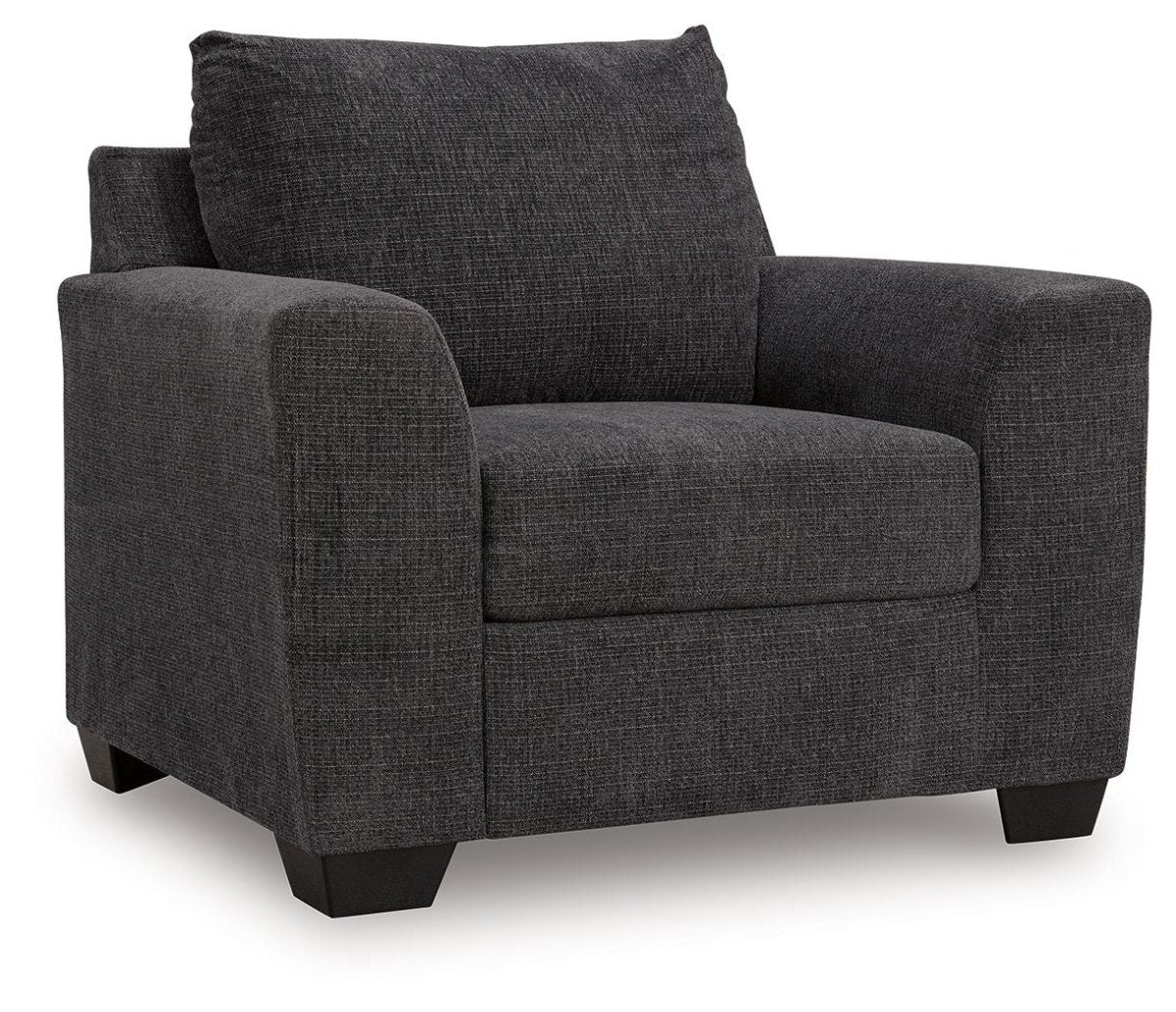 Loreo - Living Room Set Stationary Chair & Ottoman by Benchcraft® - Walls Furniture & Mattress