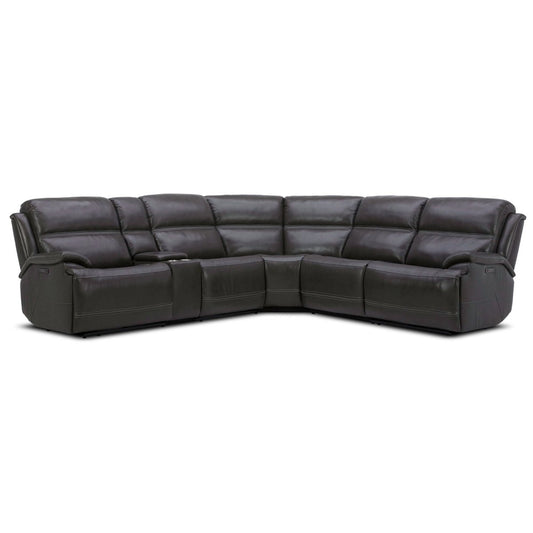 Bentley - 6 Piece Sectional - Graphite Gray Reclining Sectionals by Liberty Furniture - Walls Furniture & Mattress