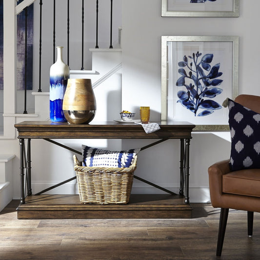 Tribeca - Sofa Table - Dark Brown Sofa Tables by Liberty Furniture - Walls Furniture & Mattress
