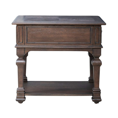 Provence Park - Drawer End Table - Brown End Tables by Liberty Furniture - Walls Furniture & Mattress