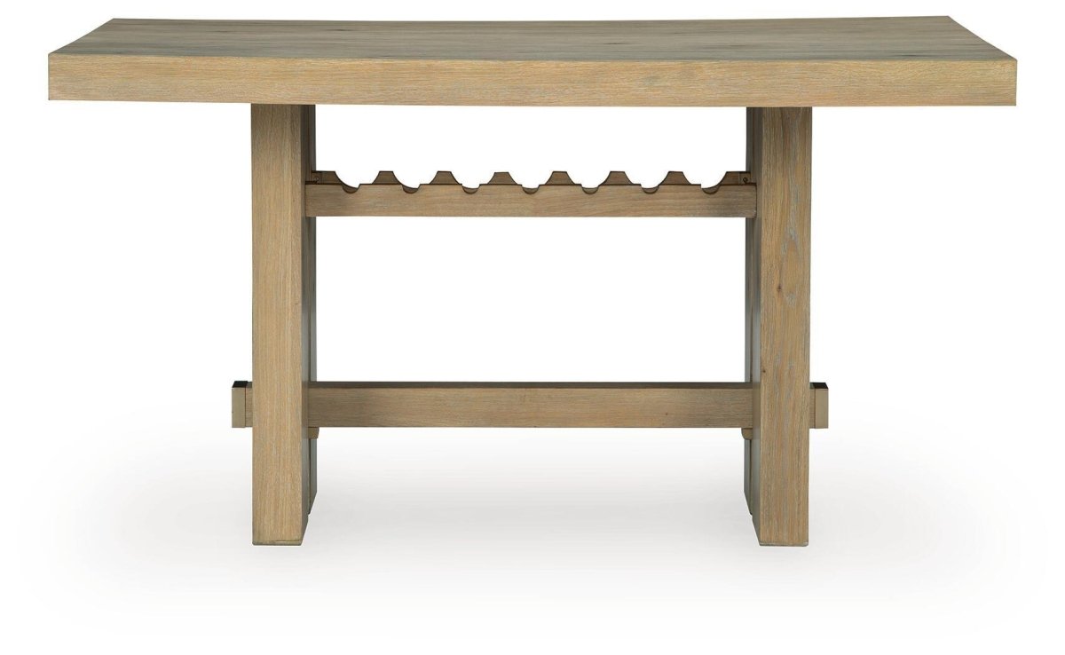 Lasinger - Rectangular Dining Room Counter Table - Light Brown Counter Tables by Signature Design by Ashley® - Walls Furniture & Mattress