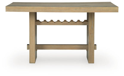 Lasinger - Rectangular Dining Room Counter Table - Light Brown Counter Tables by Signature Design by Ashley® - Walls Furniture & Mattress