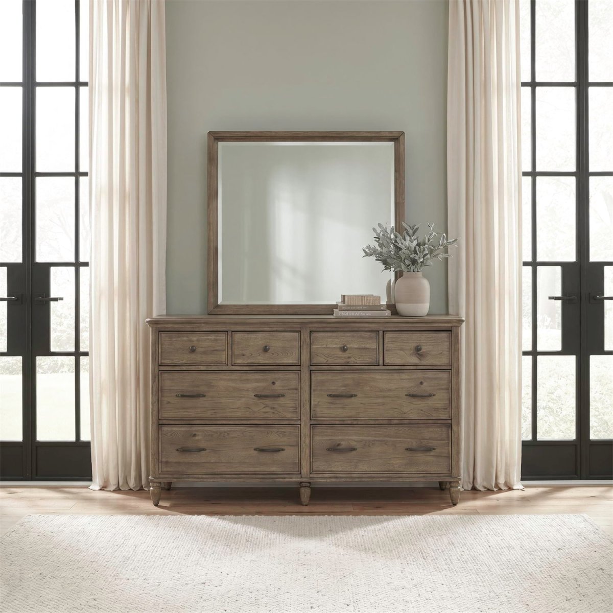 Hickory Grove - Dresser Dresser & Mirror by Liberty Furniture - Walls Furniture & Mattress