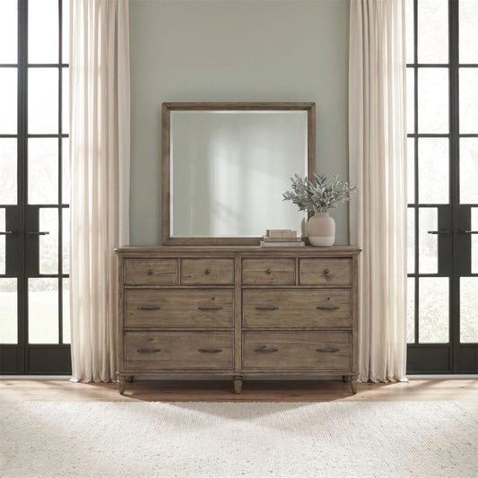 Hickory Grove - Dresser Dresser & Mirror by Liberty Furniture - Walls Furniture & Mattress
