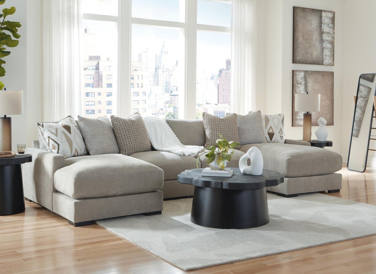 Aslan Court - Sectional Stationary Sectionals by Benchcraft® - Walls Furniture & Mattress