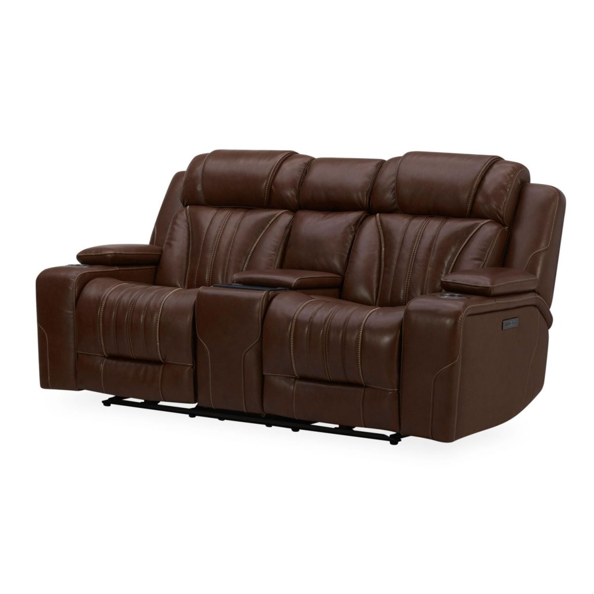 Caswell - Loveseat With Console P2 & ZG - Brown Reclining Loveseats by Liberty Furniture - Walls Furniture & Mattress