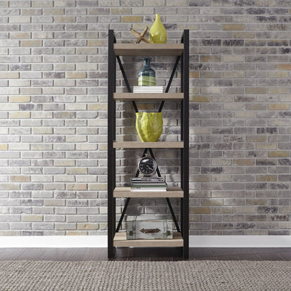 Sun Valley - Tall Pier Unit With Faux Metal - Light Brown Piers by Liberty Furniture - Walls Furniture & Mattress