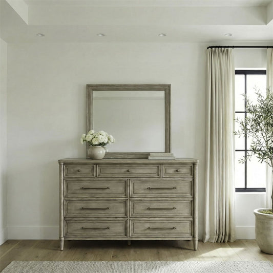 Rochelle Park - 9 Drawer Dresser Dresser & Mirror by Liberty Furniture - Walls Furniture & Mattress