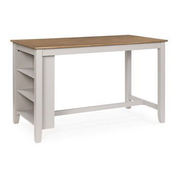 Harperfeld - Rectangular Dining Room Counter Table - Natural / Gray Counter Tables by Signature Design by Ashley® - Walls Furniture & Mattress