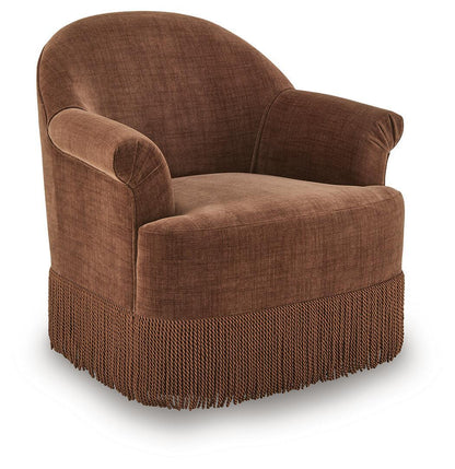 Jeanwell - Swivel Accent Chair - Clay Swivel Chairs by Signature Design by Ashley® - Walls Furniture & Mattress