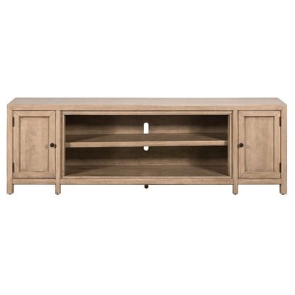 Fireplace TV Consoles - 82" Fireplace TV Console - White Fireplace TV Stands by Liberty Furniture - Walls Furniture & Mattress