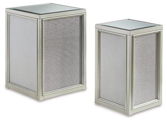 Traleena - Nesting End Tables (Set of 2) - Silver Finish