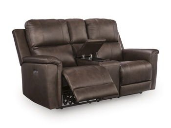 Bleckley - Power Reclining Loveseat With Console / Adjustable Headrest Reclining Loveseats by Signature Design by Ashley® - Walls Furniture & Mattress