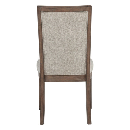 Augusta - Upholstered Side Chair (Set of 2) - Rustic Brown Chair Sets by New Classic - Walls Furniture & Mattress