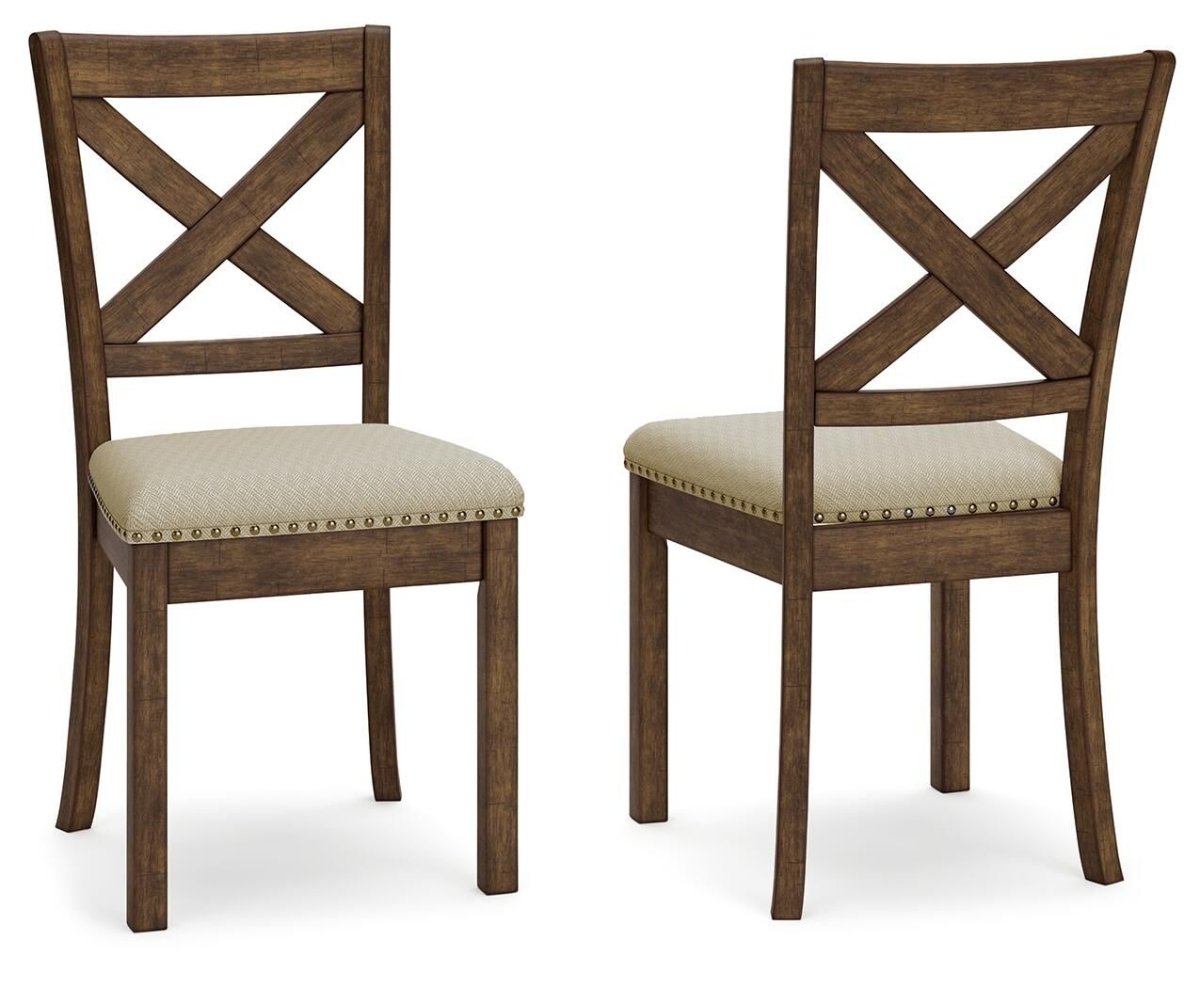 Moriville - Dining UPH Side Chair (Set of 2) - Beige Chair Sets by Signature Design by Ashley® - Walls Furniture & Mattress